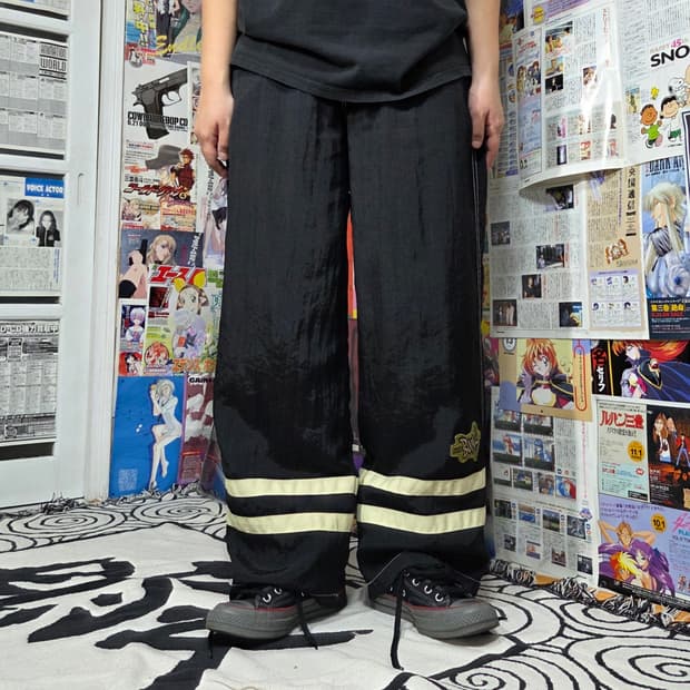 JPN 분스 스노우보드 폴리 와이드 팬츠