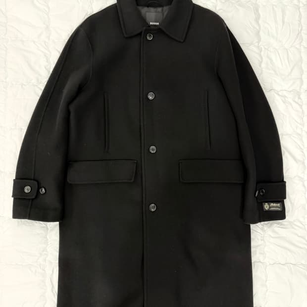 비이커 핸드메이드 발마칸 코트 블랙