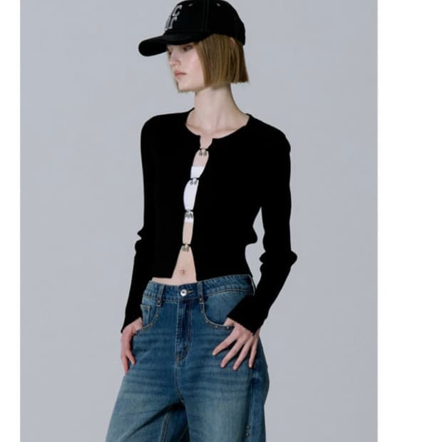 JCJD 메탈 포인트 가디건