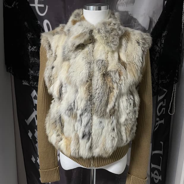 래빗퍼 니트집업 빈티지오네갸루모리걸스즈코니혼진베메클핀터달천깔스나계대