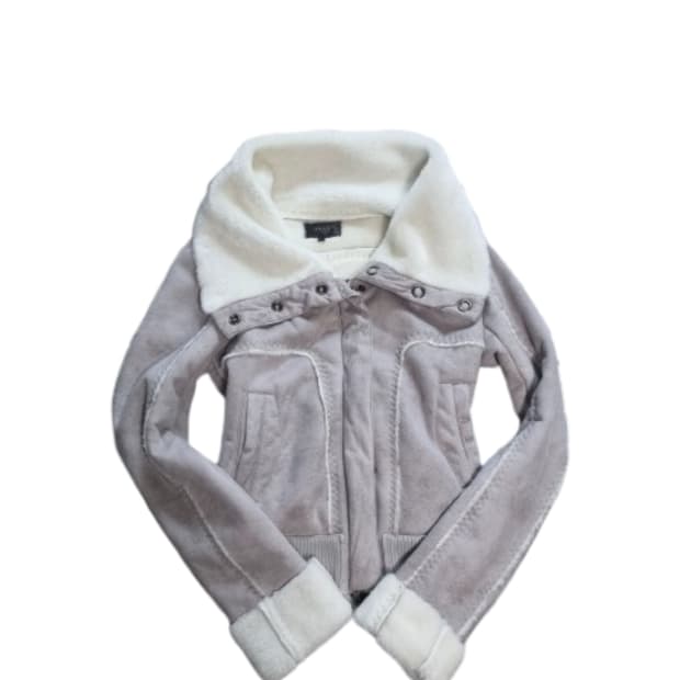 YEVS y2k 무스탕 갸루 무스탕 핀터레스트