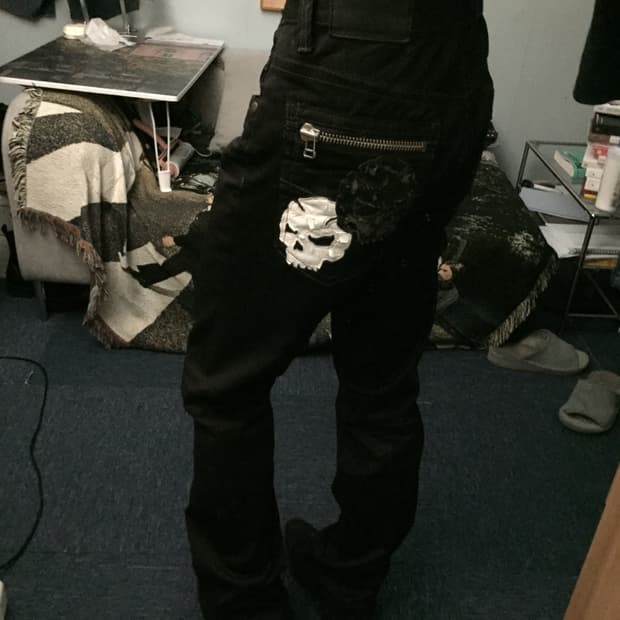 DASTA Denim 빈티지 펑크 데님팬츠