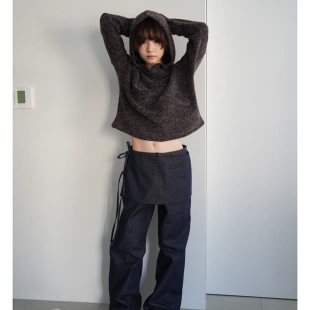 인앤양하모니 데님스커트팬츠