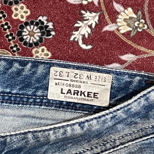 디젤 워싱 데님팬츠 슬림 부츠컷