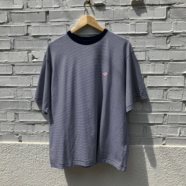 DANTON 스트라이프 포켓 반팔 2XL