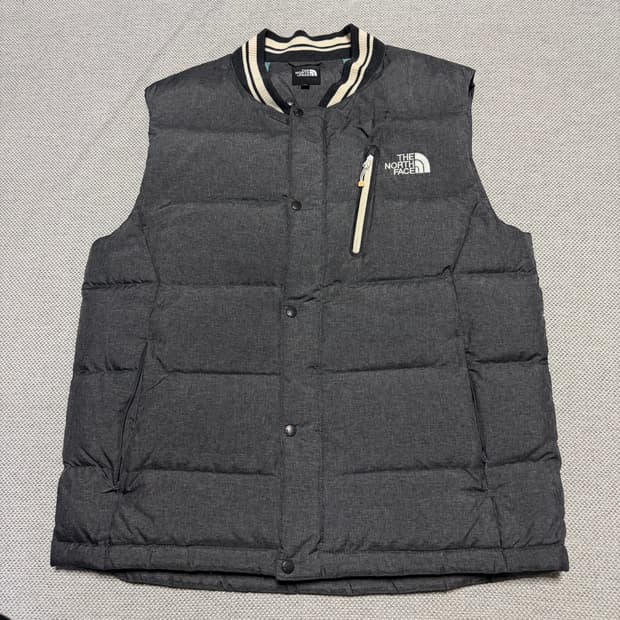 노스페이스 구스다운 패딩 조끼