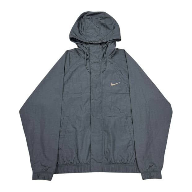 나이키 스우시 우븐 바람막이 나일론 자켓 그레이 M