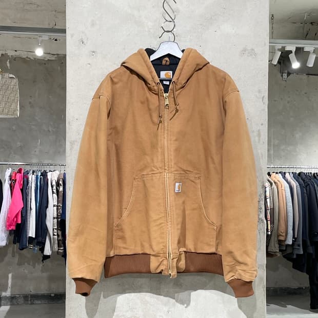 칼하트 J140 레디쉬 브라운 액티브 자켓