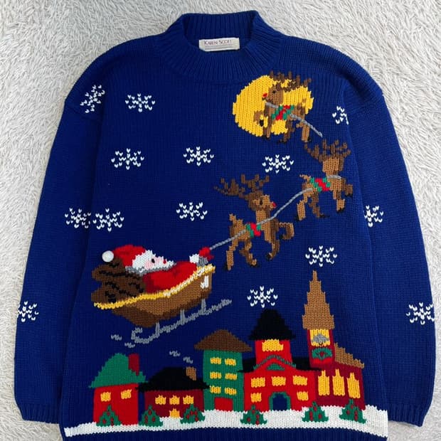 빈티지 크리스마스 니트/#2792