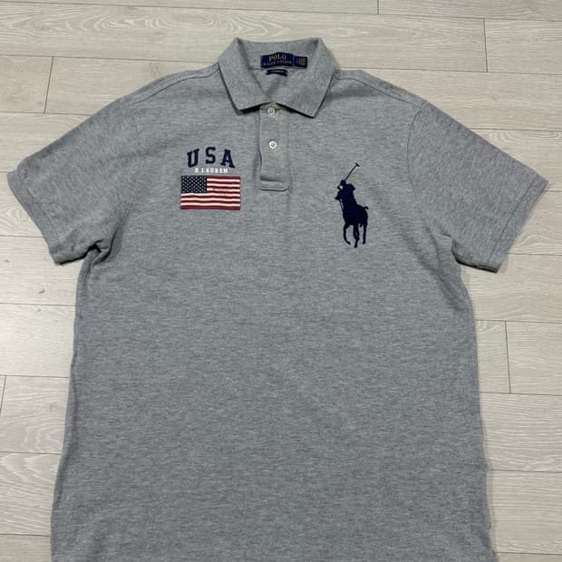 폴로 랄프로렌 빅포니 USA 성조기 카라티