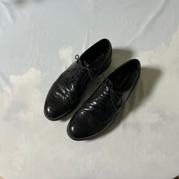 Prada wing tip sports derby shoes