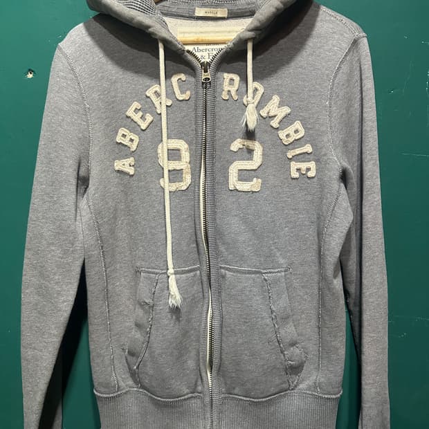 아베크롬비 후드집업 그레이M