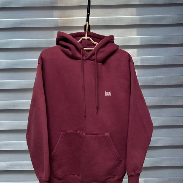 브라운브레스 버건디 후드티 S