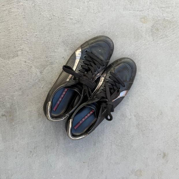 PRADA safiano sneakers