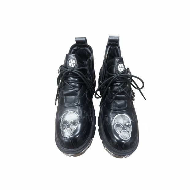 뉴락 블랙 부츠 235mm