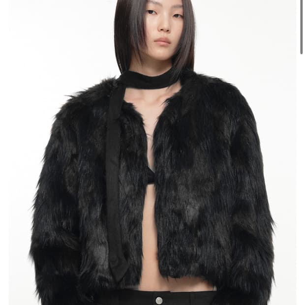 Nache 나체 퍼 자켓 fur