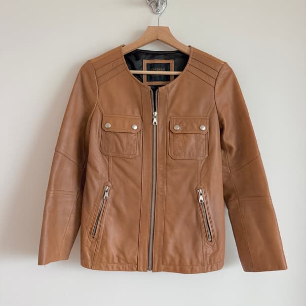 Pre owned 논카라 이태리 레더 자켓