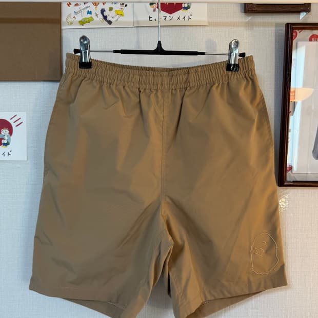 (S)베이프 썸머백 쇼츠 베이지 - 24SS