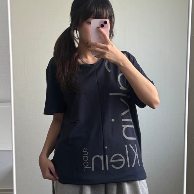 켈빈클라인진 반팔티 XL