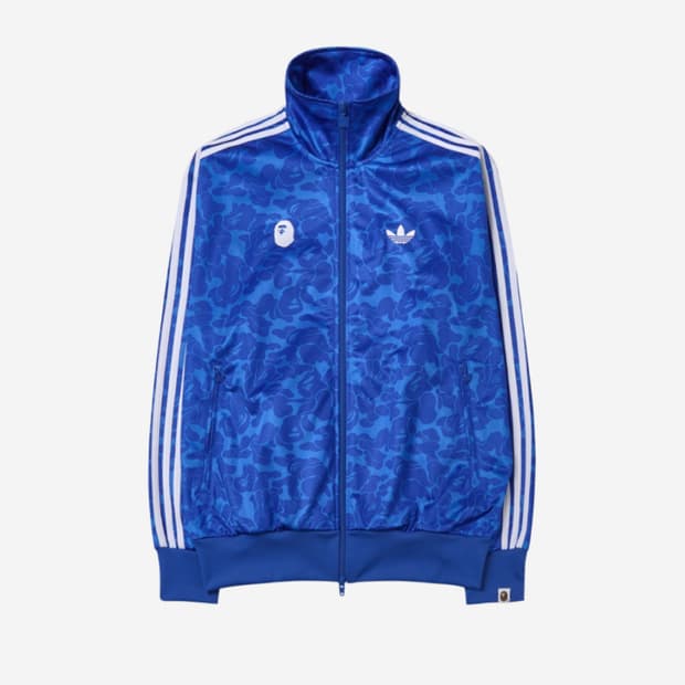 아디다스 베이프 트랙탑 져지 블루 S