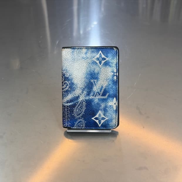 [리오브전포점] 루이비통 반다나 모노그램 블루 오거나이저 카드지갑