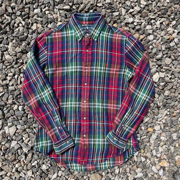 폴로 랄프로렌 체크셔츠(실측확인)