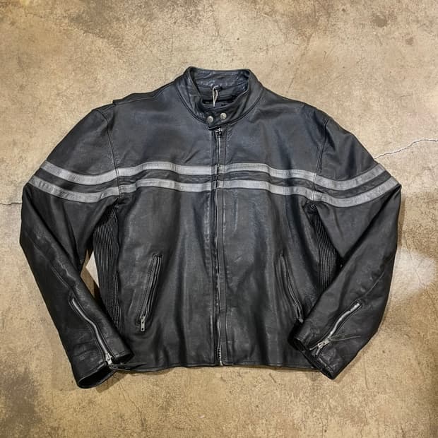 Hot leather 소가죽 모터사이클 재킷 (B5179)