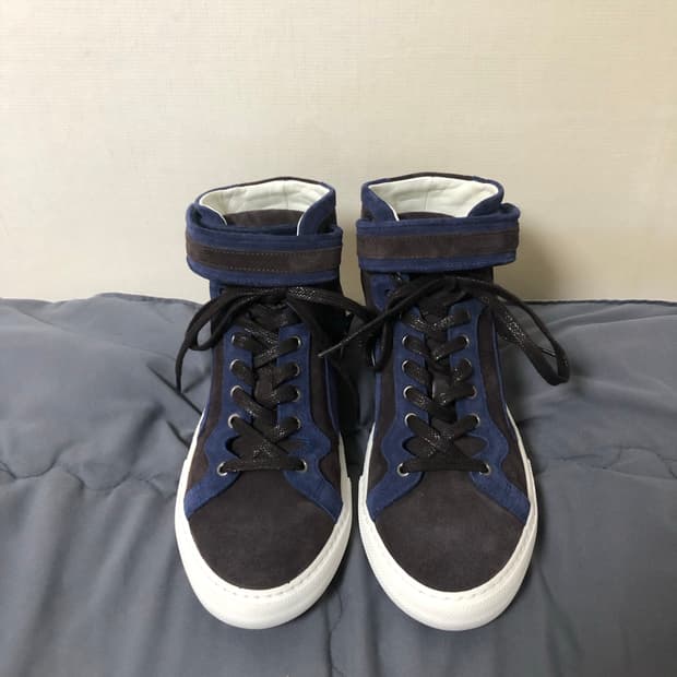 피에르하디 콜로라마 벨크로 하이탑 브라운 블루 39