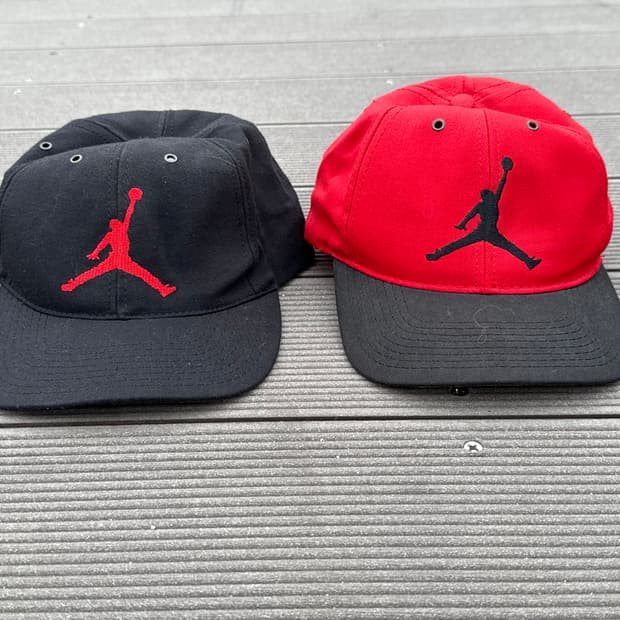 (Black) 90s 빈티지 나이키 에어 조던 캡 MADE IN USA