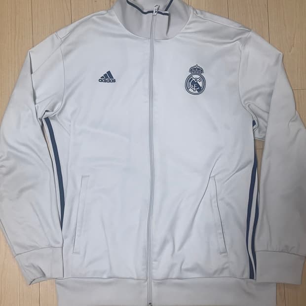 아디다스 레알마드리드 뮤트블루 네이비 져지 집업