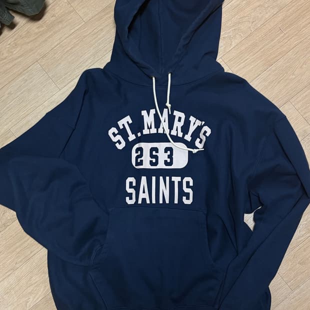 아웃스탠딩 후드 네이비 L