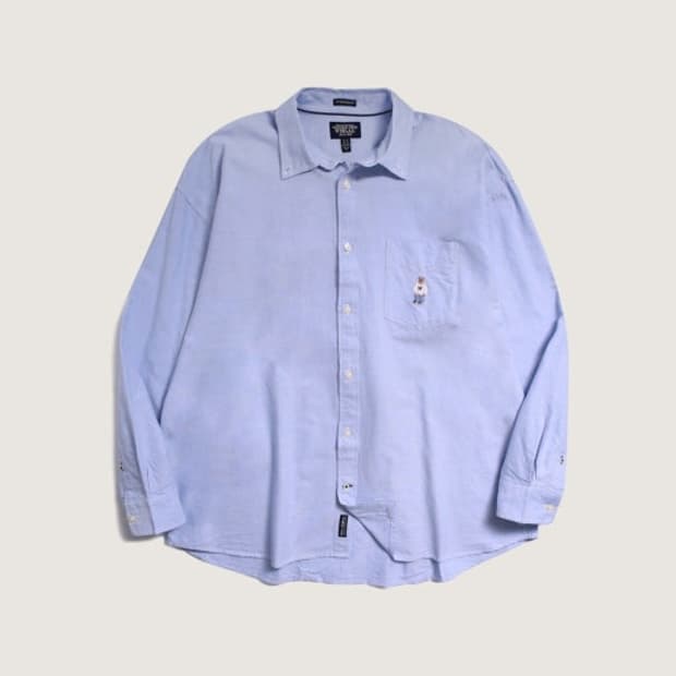 후아유 오버핏 옥스포드 셔츠 m사이즈