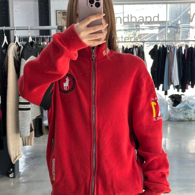 폴로랄프로렌 빅포니 레이싱 카약 투웨이니트집업