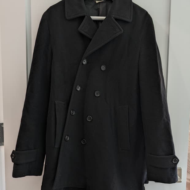 꼼데가르송 옴므플러스 비대칭 코트 M