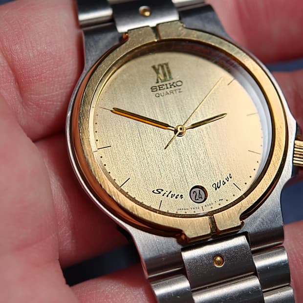 세이코 실버웨이브 7432-6010 빈티지 레어 쿼츠