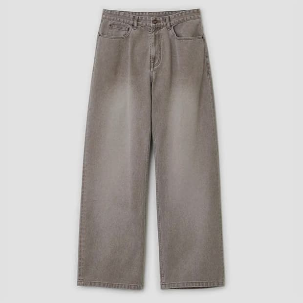 벨리에 트루와이드 데님팬츠 빈티지 베이지
