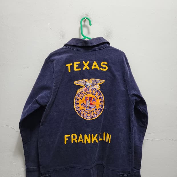 FFA Texas 체인스티치 코듀로이 자켓