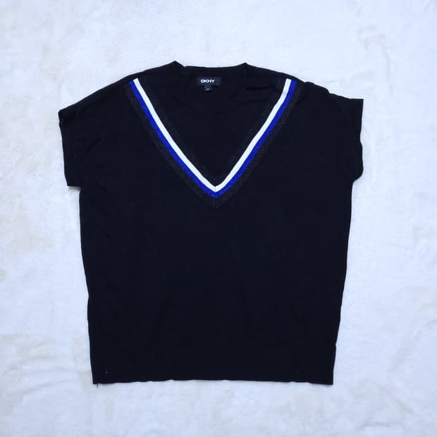 디케이앤와이 여성 니트조끼 0403