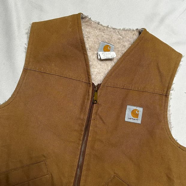 M 칼하트 V03 덕캔버스 쉐르파 베스트