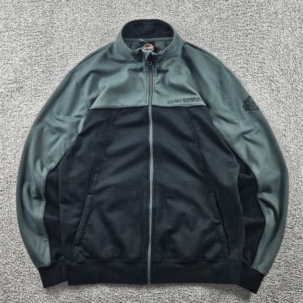 할리데이비슨 모터사이클 스웻 집업 자켓 ( M ) / 11409