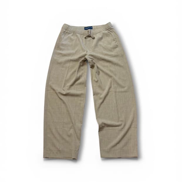 아베크롬비 비스코스 와이드 밴딩 팬츠