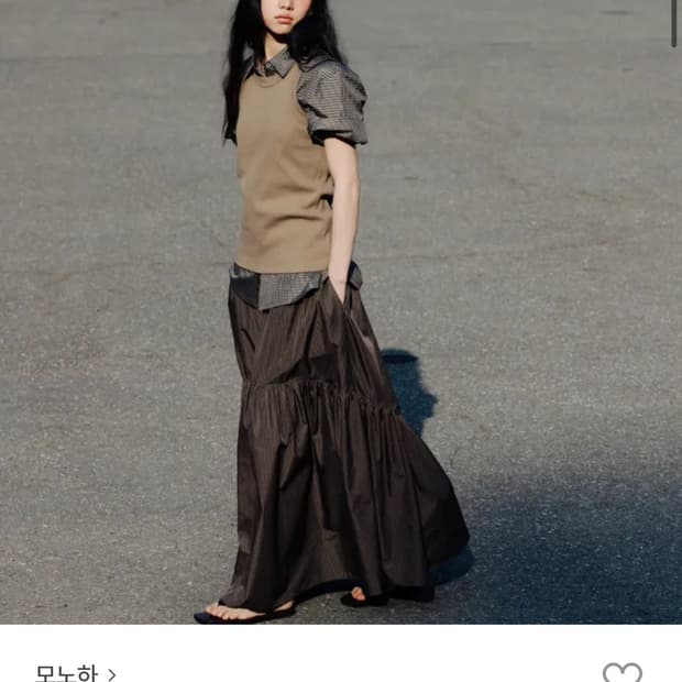 !!! 모노하 깅엄체크 스커트 구매 !!!