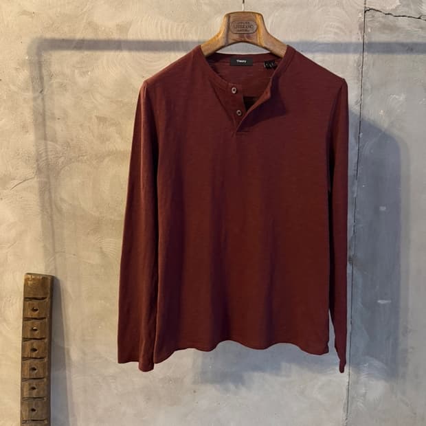 띠어리 헨리넥 티셔츠 남성95-100