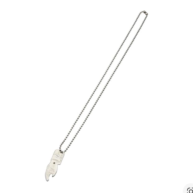 히스테릭 글래머 유페이 목걸이 실버