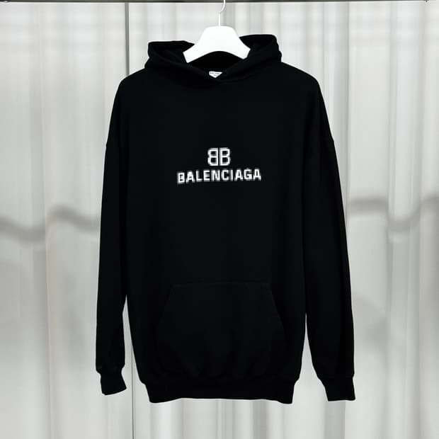 (100) 발렌시아가 픽셀 BB 후드 백화점판