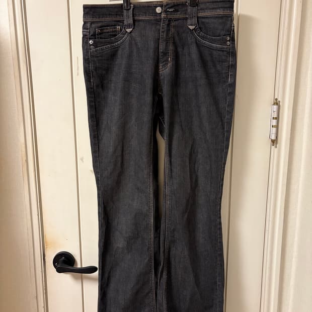 스키니 흑청 데님