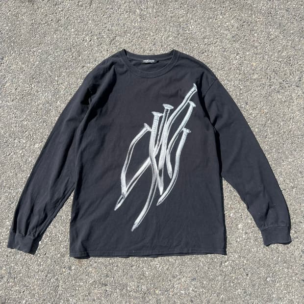 Undercover 05SS But기 네일 롱 슬리브 티셔츠