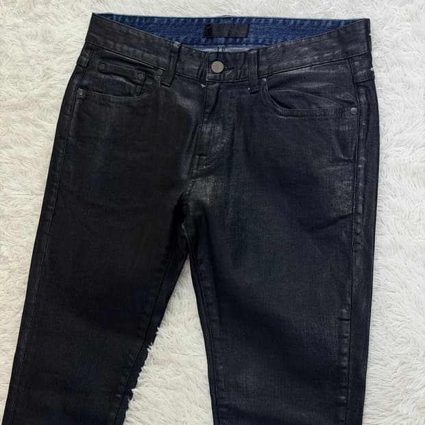 플랙진 베를린 코팅 블랙 데님