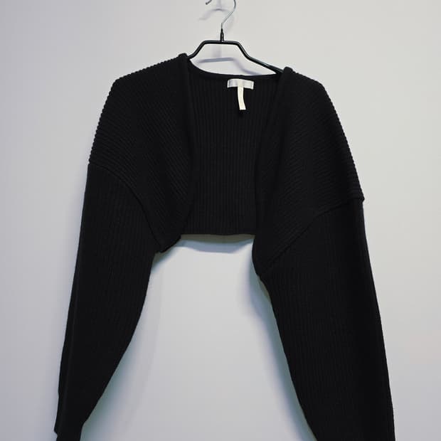 RE_L 리엘 크롭 니트 가디건