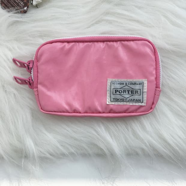porter pink wallet